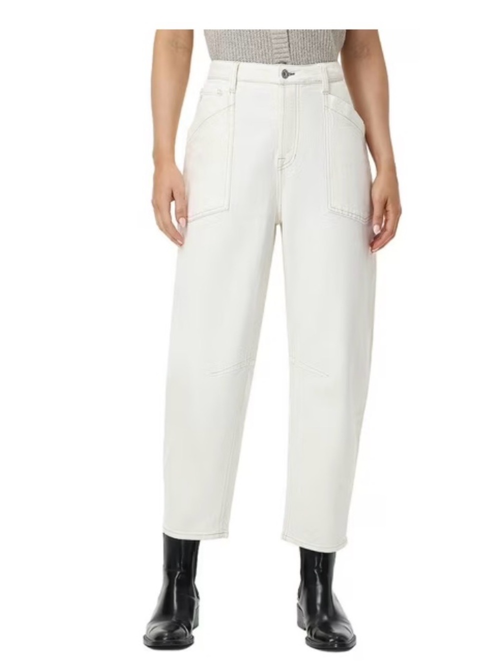 Frye Off-White Boyfriend Jeans